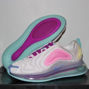 Nike Air Max 720 Shoes Womens 8.5 Aqua Powder Pastel White